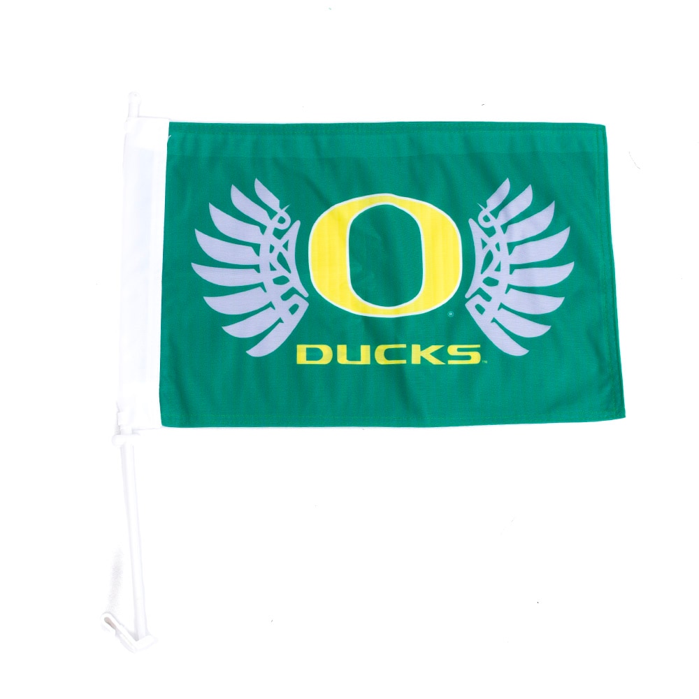 Classic Oregon O, Sewing Concepts, Green, Car Emblems, Home & Auto, 11"x16", Flag, Pole, Old School Wings, 943941